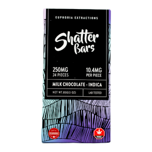 Euphoria Extracts - Milk Chocolate - Indica - 250mg - Euphoria Extracts