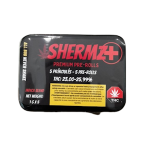 Shermz - Indica Prerolls - 5pack - Shermz