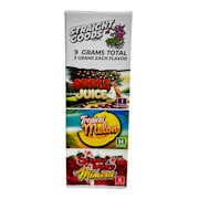 Apple Juice + Tropical Melon + Strawberry Mimosa Vape Pen - 9g - Straight Goods