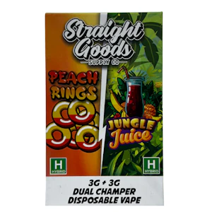 Straight Goods - Peach Rings + Jungle Juice Vape Pen - 6g - Straight Goods