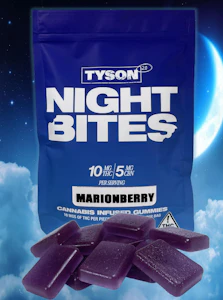 Southern Sky Brands - Tyson 2.0 Night Bites - Marionberry Gummies - 100 mg G
