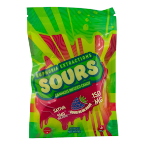 Euphoria Extracts - Sour Blue Razz - Sativa - 150mg - Euphoria Extracts