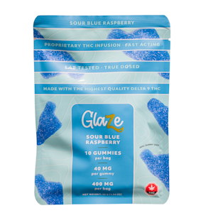 Glaze - Sour Blue Raspberry - 400mg  - Glaze