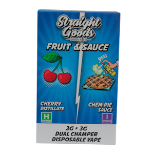 Straight Goods - Cherry Distillate + Chem Pie Sauce Vape Pen - 6g - Straight Goods