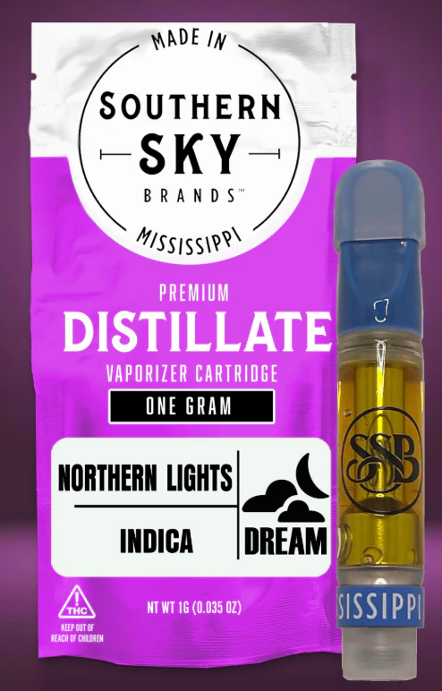 Southern Sky Brands - Northern Lights Sleep THC Vape Cart - 1g Main Image