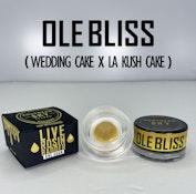 Ole Bliss Live Rosin Concentrate Jars - 1g