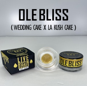 Southern Sky Brands - Ole Bliss Live Rosin Concentrate Jars - 1g