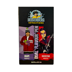 Heisenberg - Grape + Rockstar Vape Pen - 6g - Heisenberg Duel Chamber