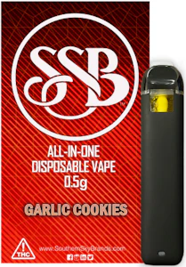 Southern Sky Brands - Garlic Cookies Disposable THC Vape - 0.5g