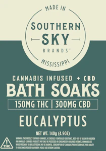 Southern Sky Brands - Eucalyptus Bath Soak (275mg THC, 339mg CBD)