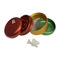 2.25" Grinder - Rasta - 4pcs - Pulsar