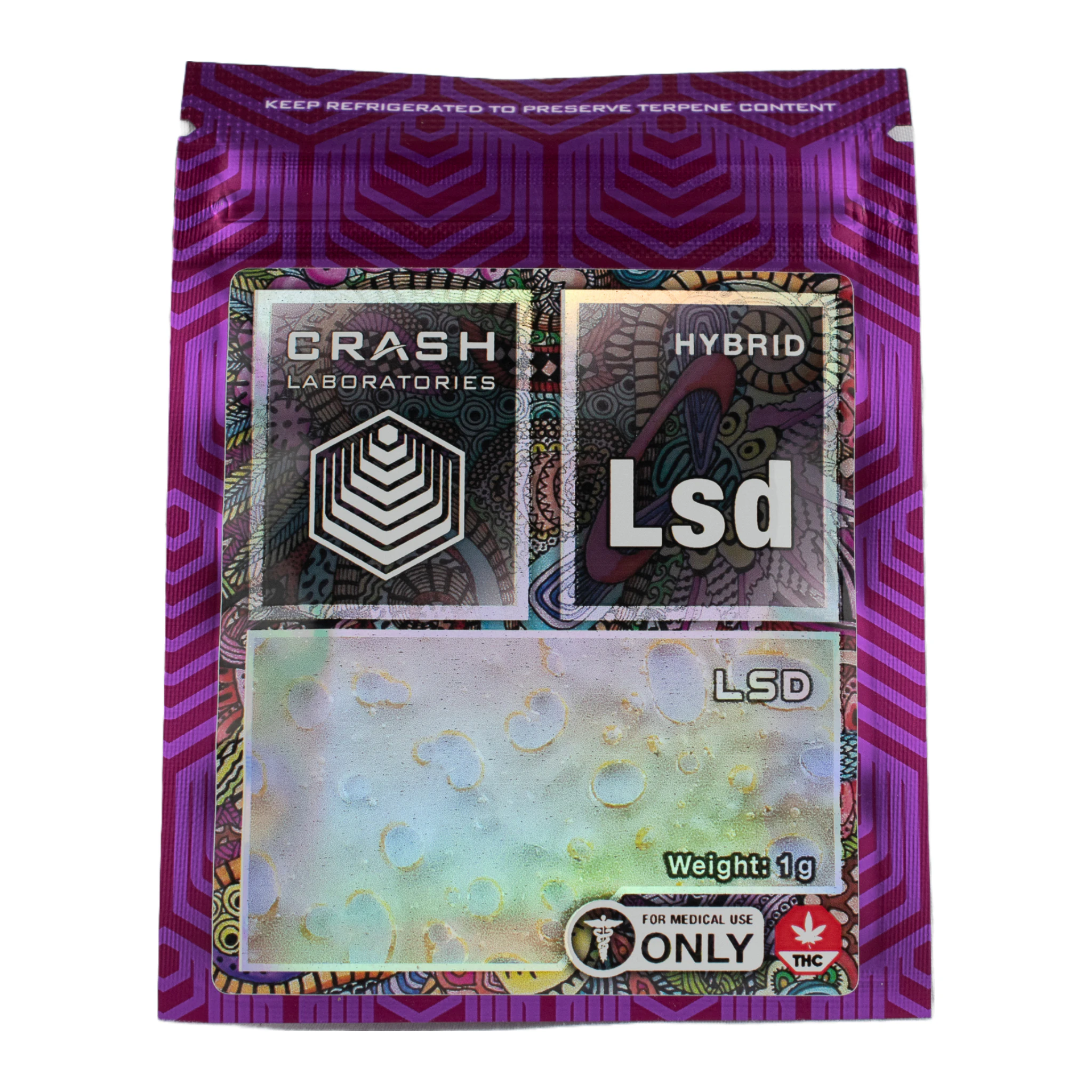 Crash Labs - LSD Shatter 1g - Crash Labs Main Image