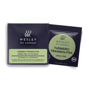 Wesley Tea Co. - CBD Turmeric Tranquilitea - 40mg - Wesley Tea Co