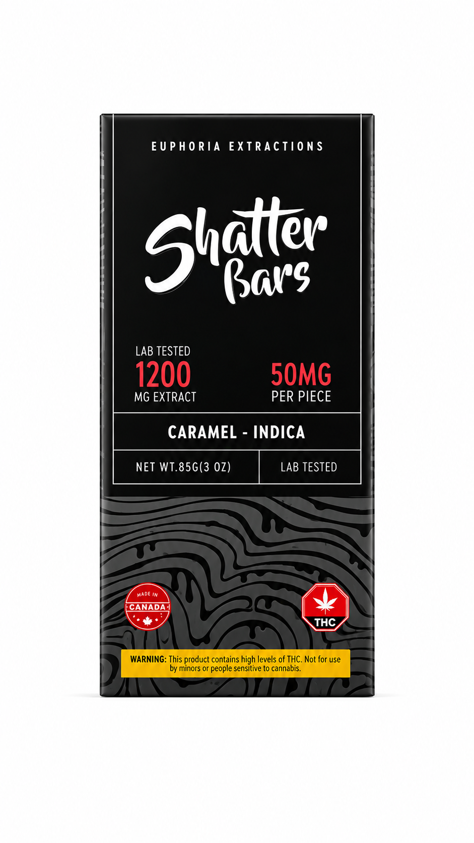 *Liquidation* Caramel - Indica - 1200mg - Euphoria Extracts
