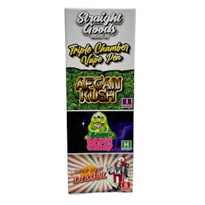 Straight Goods - Afghan Kush + Sour Space Candy + Super Sour Diesel Vape Pen - 9g - Straight Goods