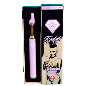 Diamond Concentrates - Gelato #33 Live Resin Vape Pen 1g - Diamond Concentrates