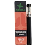 Peach CBD Vape Pen - 1000mg - Clinicle
