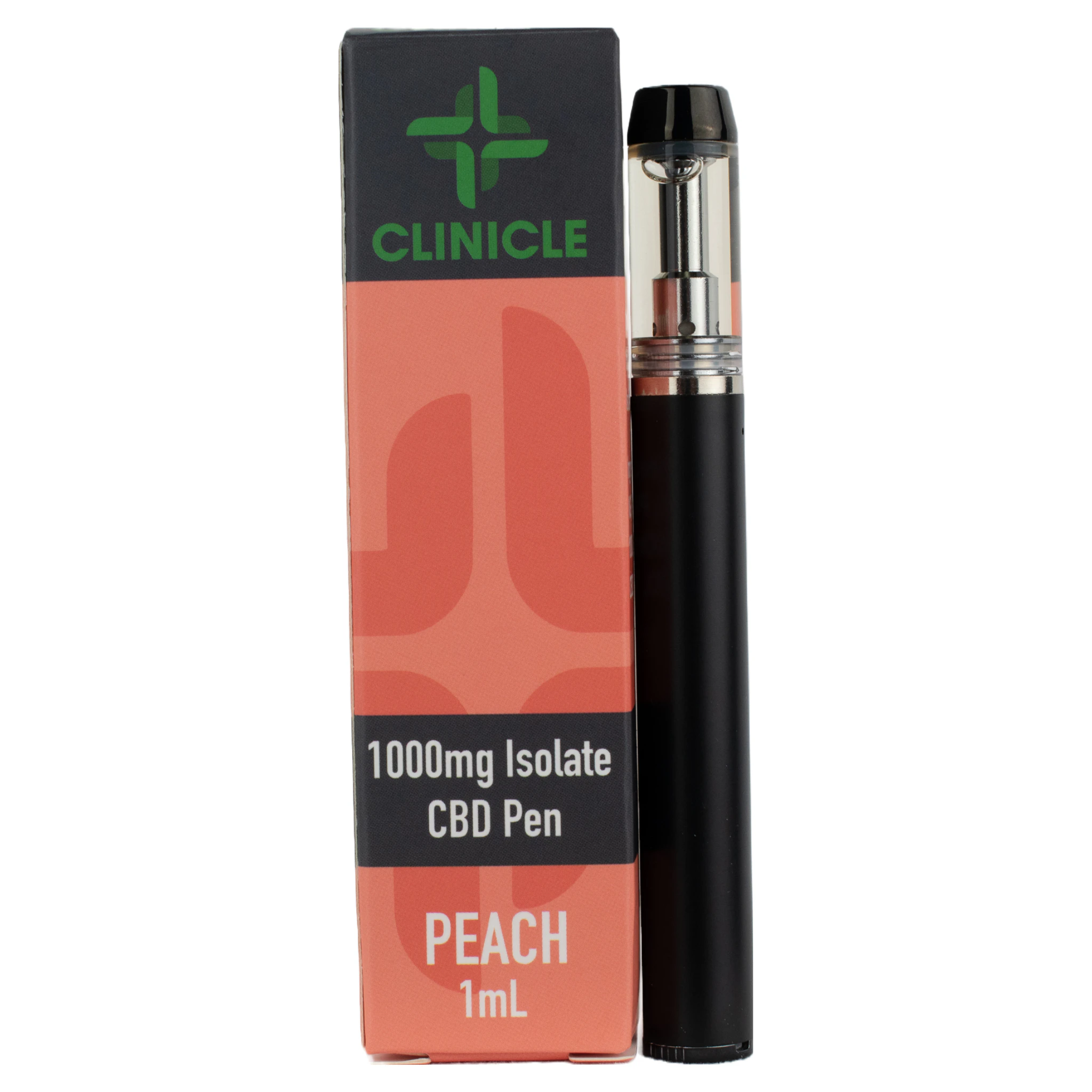Clinicle - Peach CBD Vape Pen - 1000mg - Clinicle Main Image