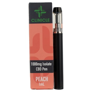 Clinicle - Peach CBD Vape Pen - 1000mg - Clinicle