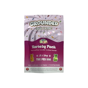 Grounded High Dose - Variety Pack Gummies - 500mg - Grounded High Dose
