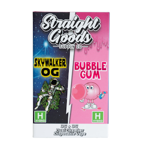Straight Goods - Skywalker OG + Bubblegum Vape pen - 6g - Straight Goods