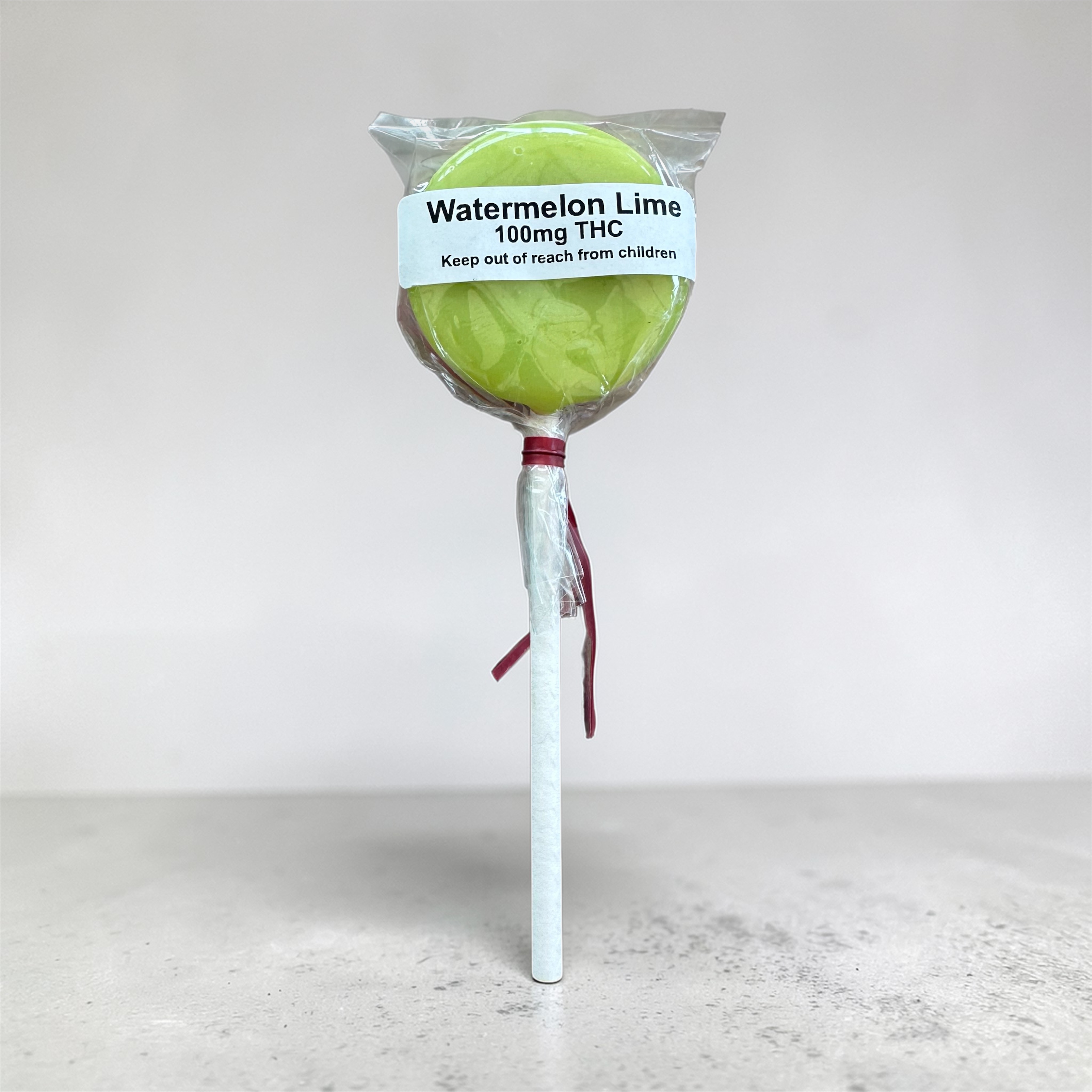 Watermelon Lime Lollipop - 100mg - Choice Edibles