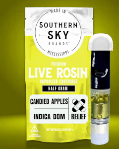 Southern Sky Brands - Candied Apples - Live Rosin 0.5g Vape