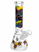 Arsenal - 10" 4mm street Skeleton Beaker Bong