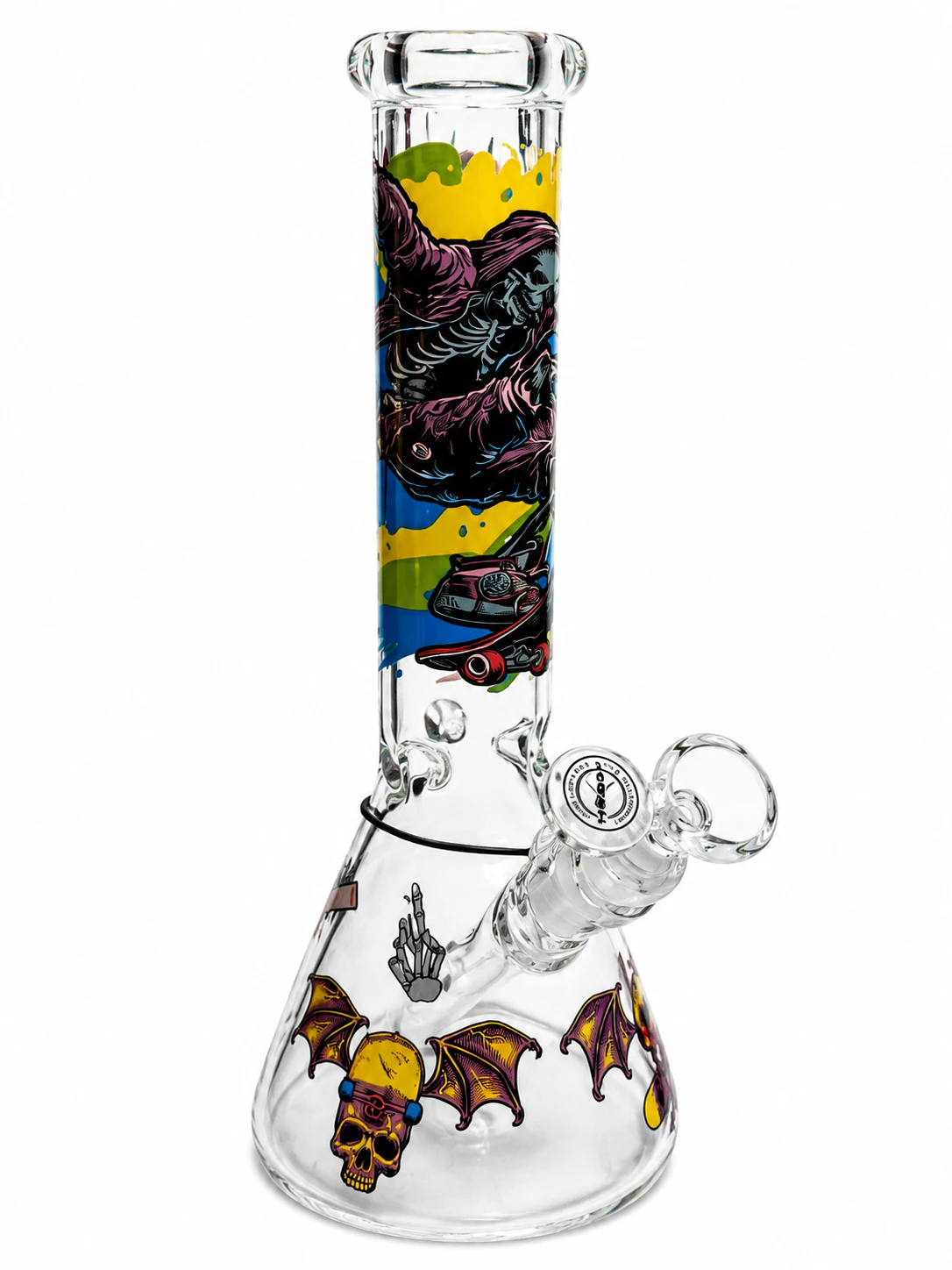 Arsenal - Arsenal - 10" 4mm street Skeleton Beaker Bong Main Image