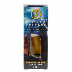 High Voltage - Purple Dank Breath Sauce Vape Cartridge (H) - 1g - High Voltage