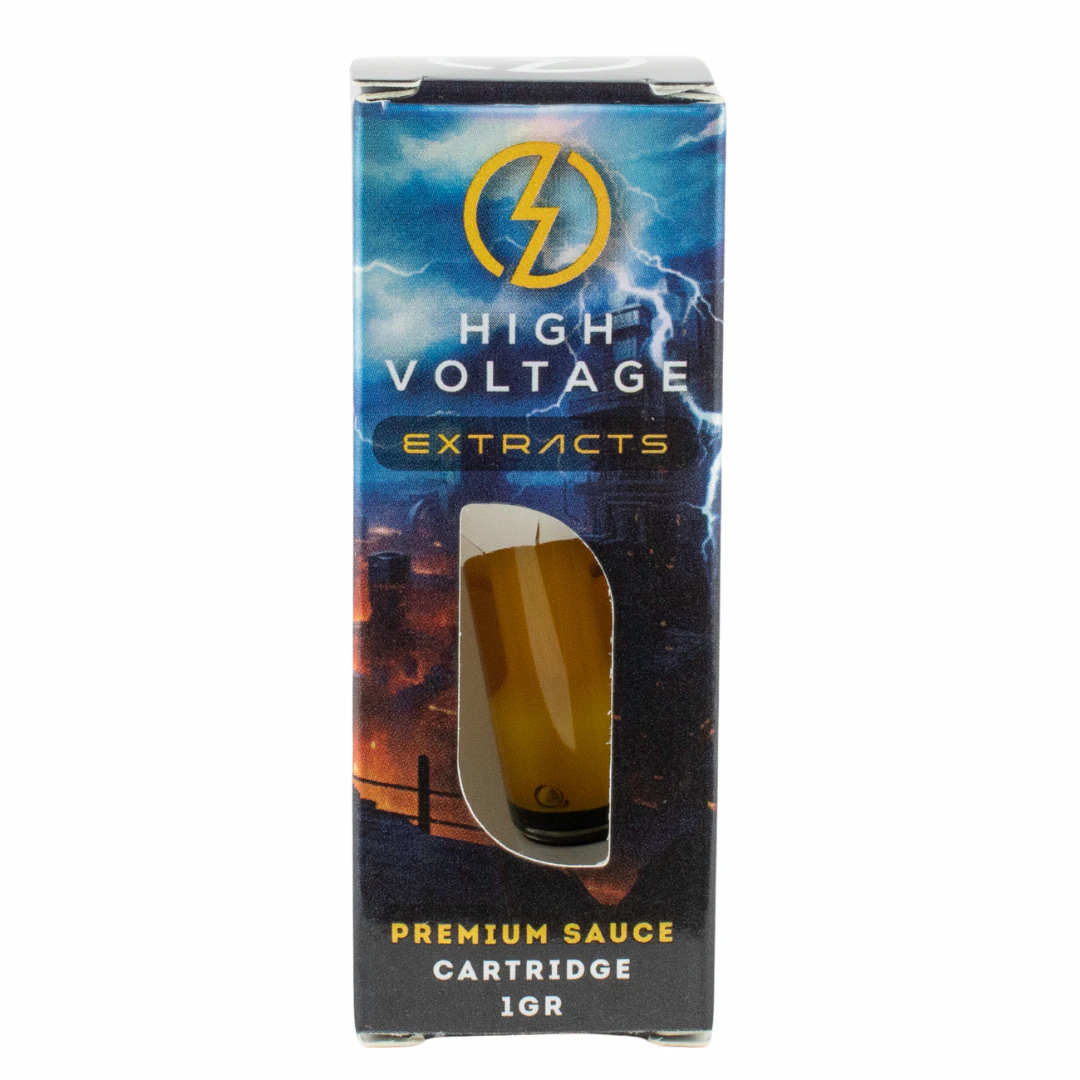 High Voltage - Purple Dank Breath Sauce Vape Cartridge (H) - 1g - High Voltage Main Image