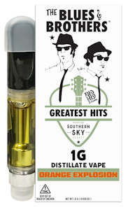 Southern Sky Brands - The Blues Brothers Orange Explosion 1g Vape Cart