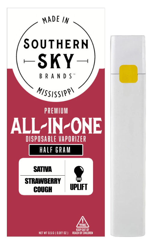 Southern Sky Brands - Strawberry Cough Disposable Vape - 0.5g**** Main Image