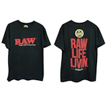 Raw Life Living T-Shirt - Medium - Raw