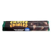 Dark Chocolate Bar CBD - 100mg - Choice Edibles