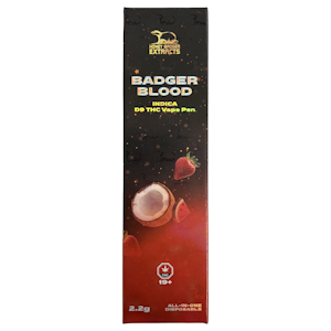 Honey Badger - Badger Blood Vape Pen - 2.2g - Honey Badger