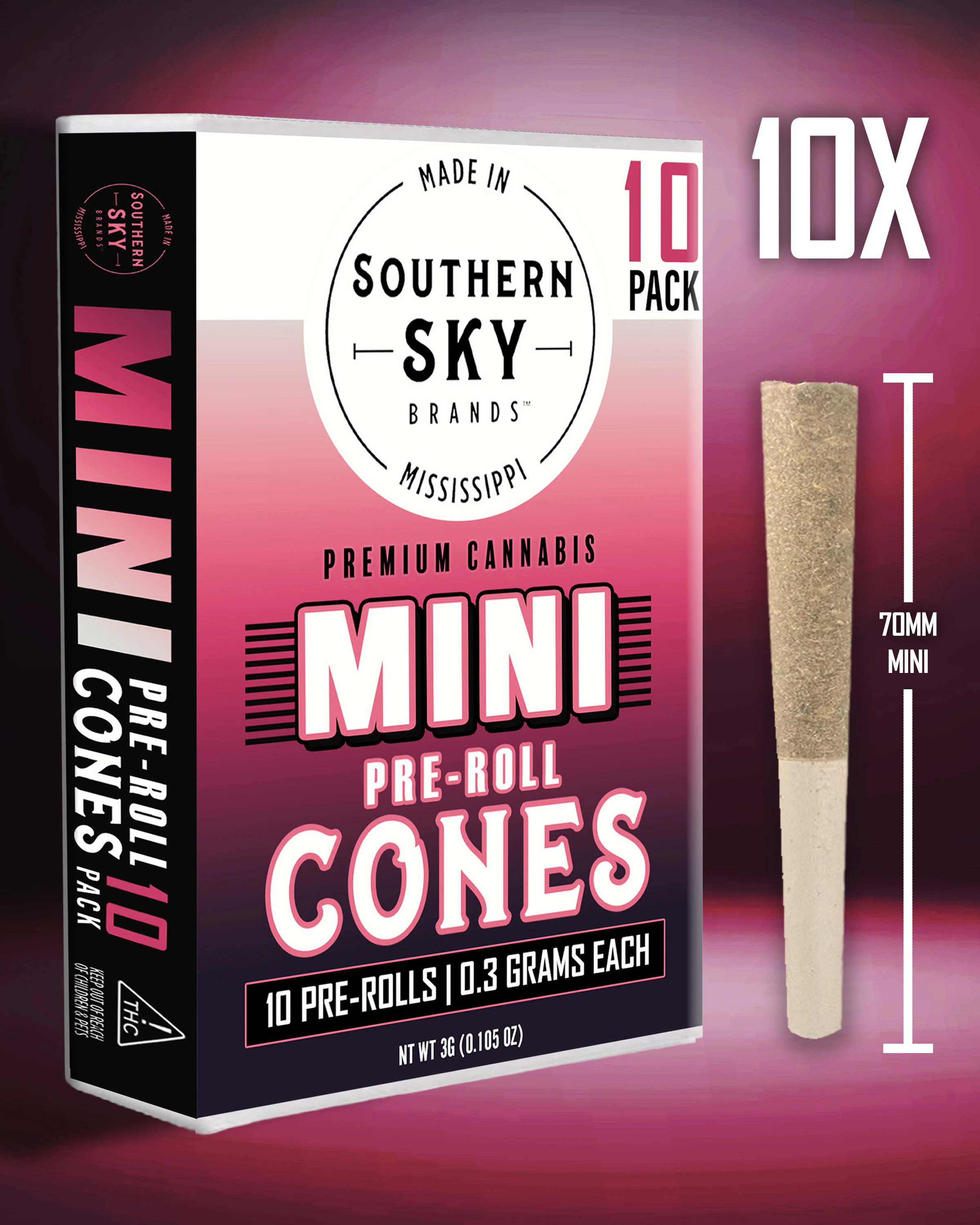Southern Sky Brands - Sweet Tea 0.3g Pre Roll 10 Pack Main Image