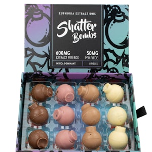 Euphoria Extracts - Indica Shatter Bombs - 600mg - Euphoria Extracts