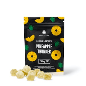 Buudabomb - Pineapple Thunder Gummies - 250mg - Buuda Bomb