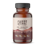 CHEEF - CBD+DELTA 9 THC GUMMY CUBES - 750mg