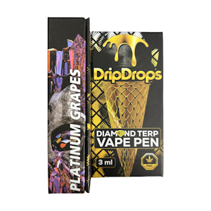 Drip Drop - Platinum Grapes Vape Pen - 3g - Drip Drop