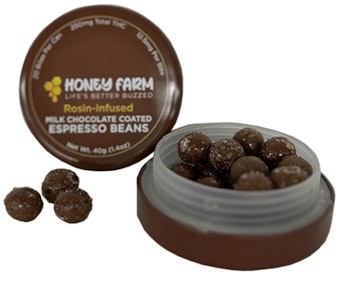 Honey Farm - Honey Farm - Rosin Infused Milk Chocolate Espresso Beans 250mg