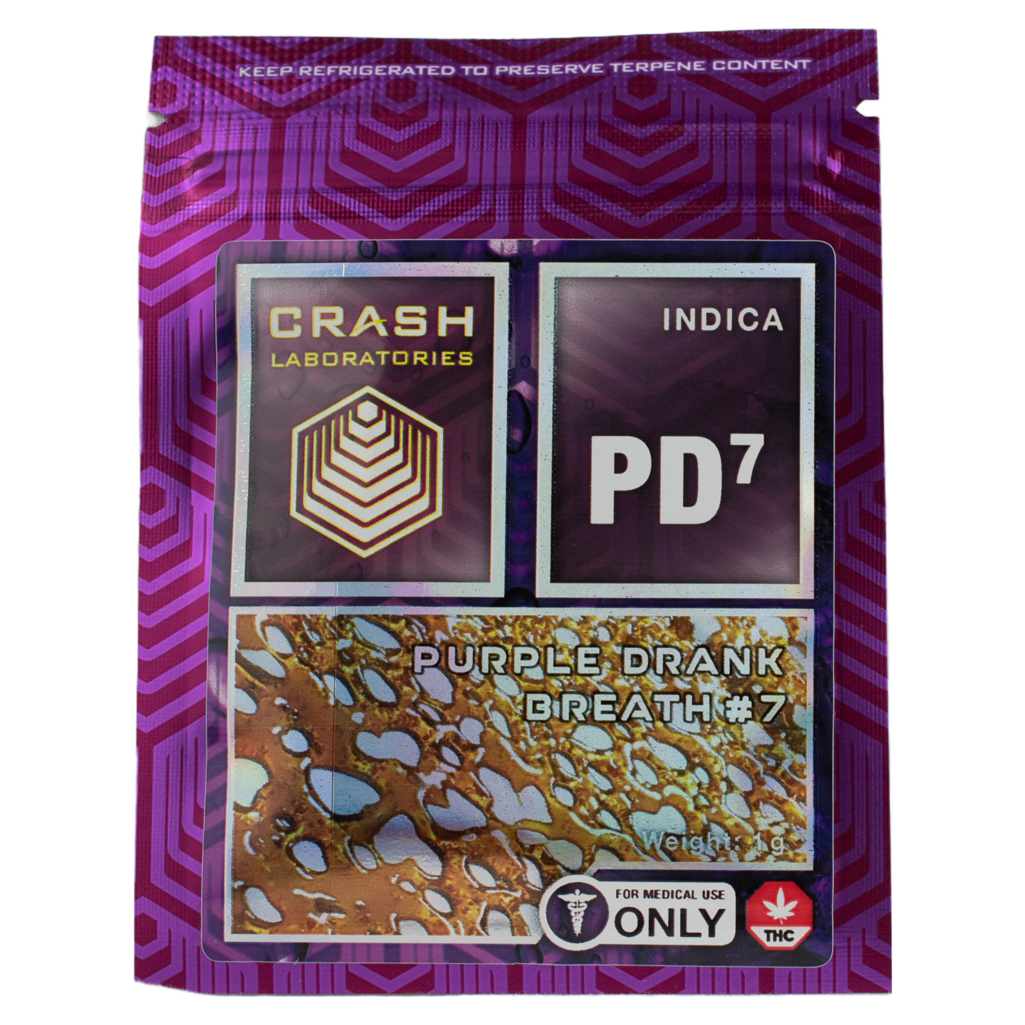 Crash Labs - Purple Drank Breath Shatter 1g - Crash Labs Main Image