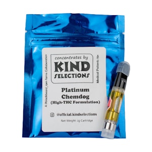 Kind Selections - Platinum Chemdog Cartridge - 1g - Kind Selections