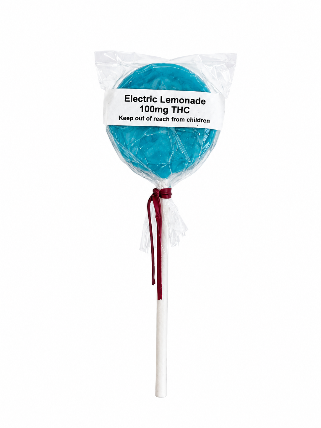Electric Lemonade Lollipop - 100mg - Choice Edibles