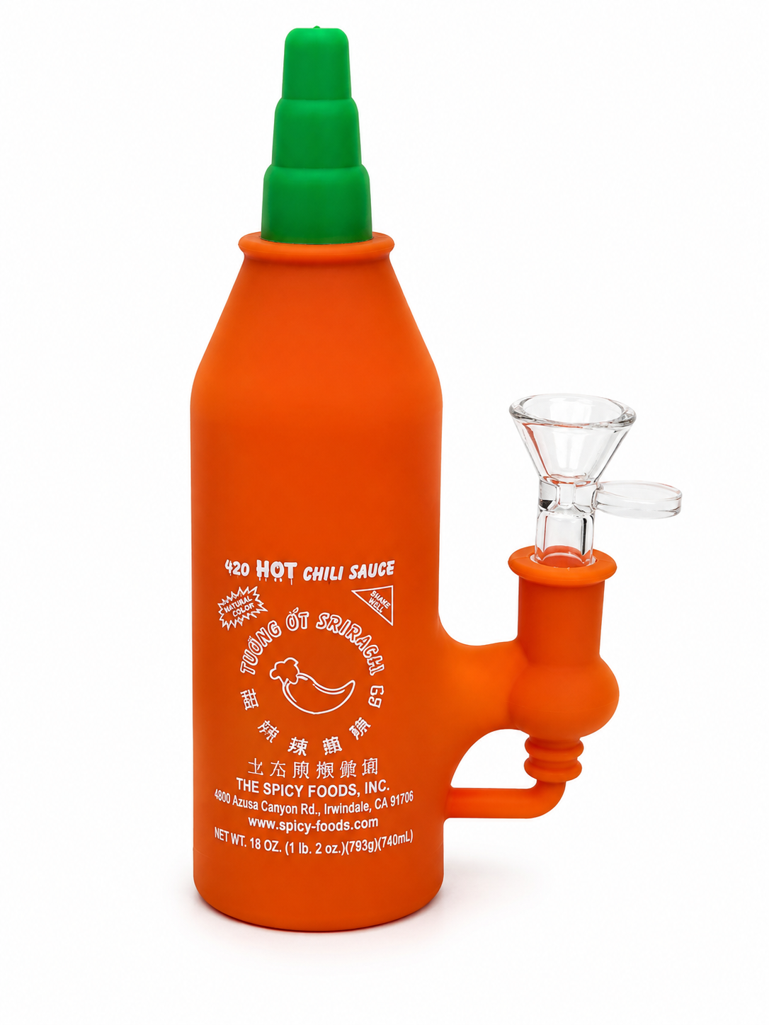 Pipes - 6.5" chilli bottle water pipe