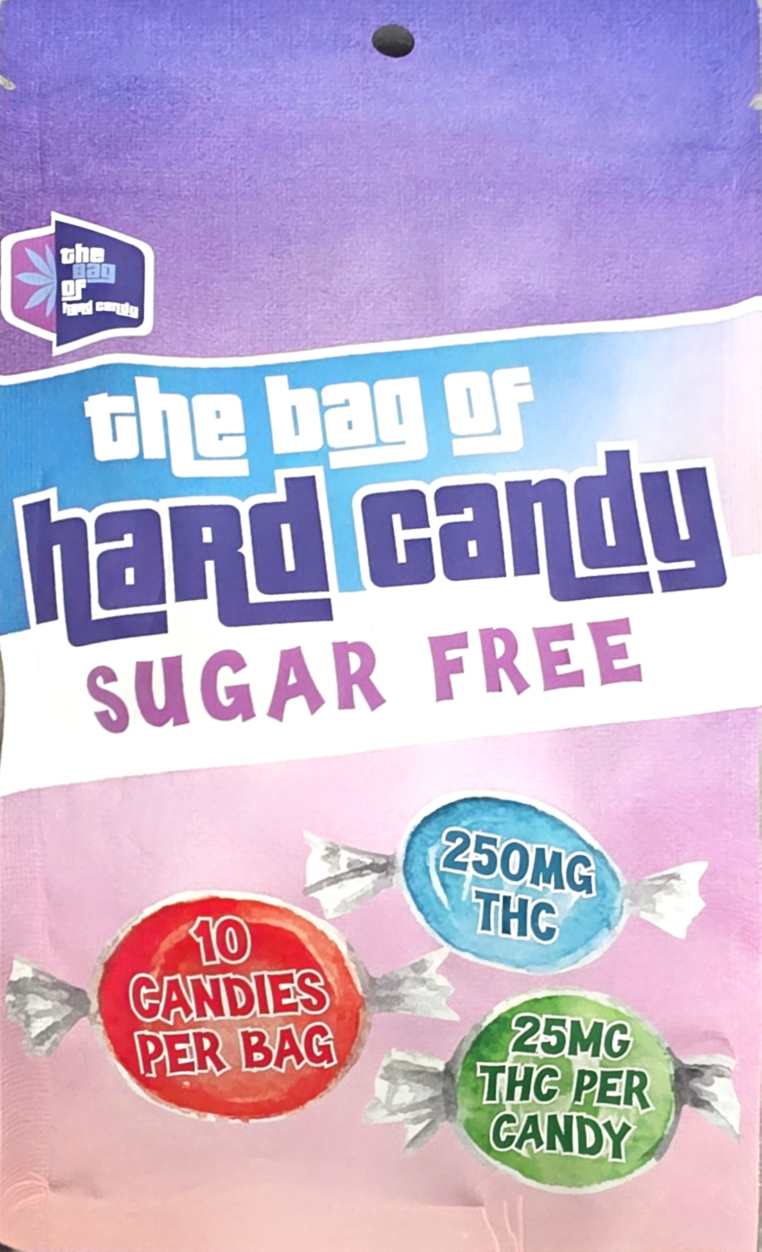 The Bag of Hard Candy 250mg (10x25mg) - London Donovan Gummies