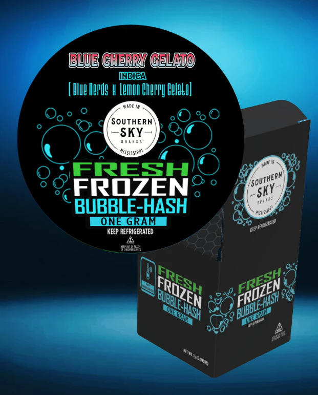 Southern Sky Brands - Blue Cherry Gelato 1g Fresh Frozen Bubble Hash Main Image