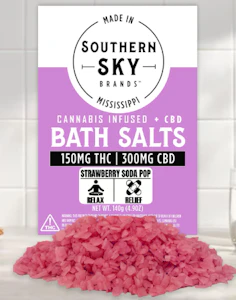 Southern Sky Brands - Strawberry Soda Pop Bath Salt  (163mg THC, 357.6mg CBD)
