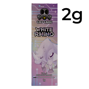 Gas Gang - White Rhino Vape Pen - 2g - Gas Gang